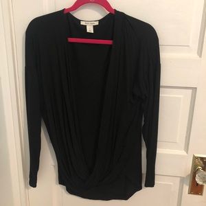 SALE⚡️ WHBM Black open front long sleeve